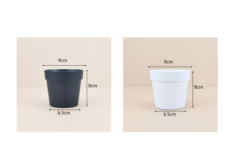 Home Furniture flower pots plastic succulent small flower pots simple large diameter hole free gardening pots_voghion.com