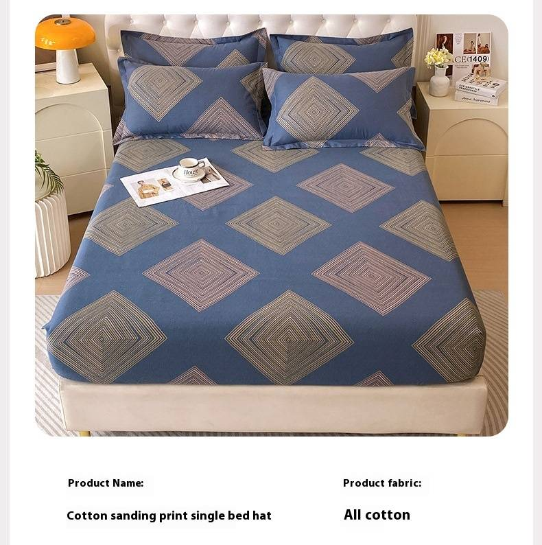Lenzuolo con angoli in flanella di cotone di alta qualità - Coprimaterasso extra spesso e antiscivolo per letto Simmons/Spring - Set di biancheria da letto in tinta unita, pezzo unico_voghion.com