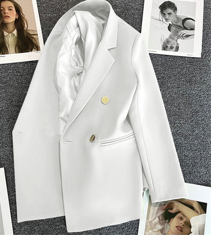 Candy Green Damen-Blazerjacke – Trendy koreanischer Stil, lässige Bürokleidung mit Revers und Taschen (S-3XL)_voghion.com