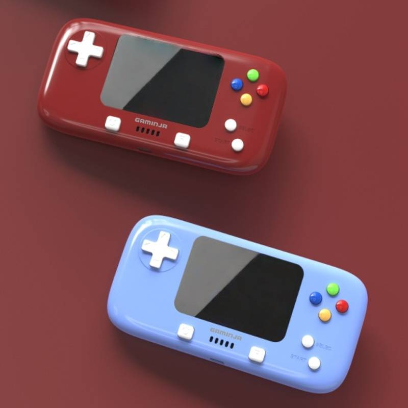 Klassieke draagbare spelcomputer - 400-in-1 retro mini-gamingapparaat, draagbaar voor kinderen en volwassenen, USB-voeding, ondersteuning voor meerdere spelers (rood/wit/blauw/grijs)_voghion.com