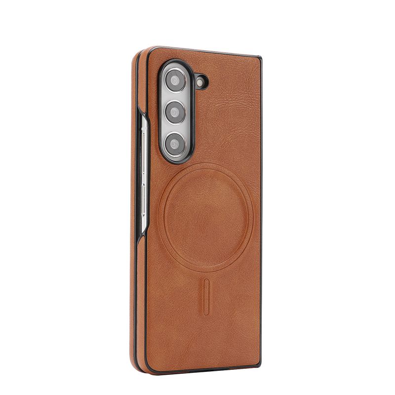 Samsung Z Fold7/6/5/4/3 Kablosuz Şarjlı Cep Telefonu Kılıfı ve 2'si 1 Arada MagSafe Manyetik Kart Çantası İçin Uygundur_voghion.com