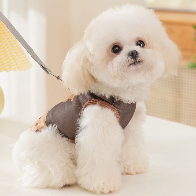 Ärmellose Netzweste für Frühling und Sommer für kleine Hunde, dünne Teddy-, Bichon- und Golden Retriever-Hundekleidung für große Hunde_voghion.com