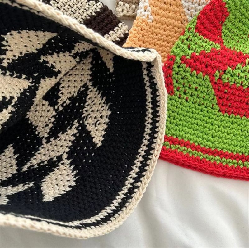 Mode Ins Haruku Stijl Contrasterende Kleur Gebreide Emmerhoeden voor Mannen Lente en Herfst Straatmode Retro Pullover Dames_voghion.com