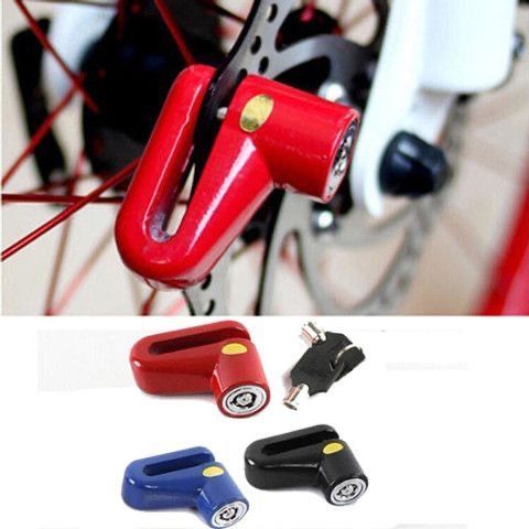 Mini bicicleta de montaña con freno de disco y candado para exteriores, accesorios para bicicletas_voghion.com
