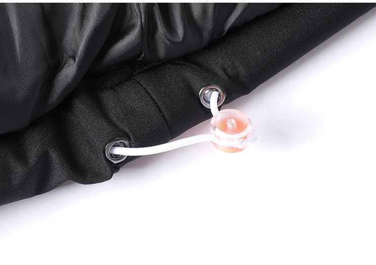 Giacca imbottita finta da uomo, giacca imbottita spessa e sciolta, calda giacca imbottita con cappuccio_voghion.com