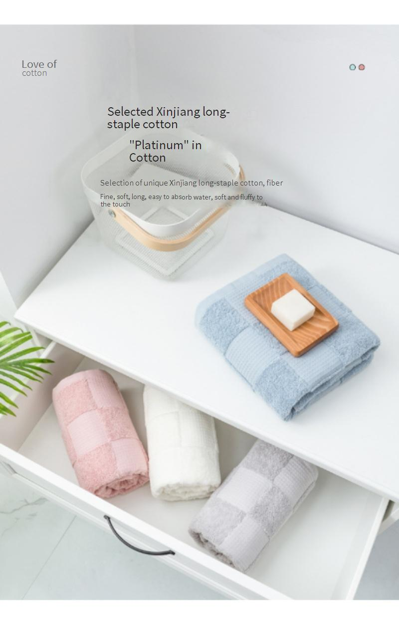 Hochwertiges Badetuch aus 100 % Baumwolle – super saugfähig und fusselfrei (Übergröße 70 x 140 cm, weich und schnelltrocknend, Luxus in Hotelqualität, für Erwachsene und den Heimgebrauch)_voghion.com