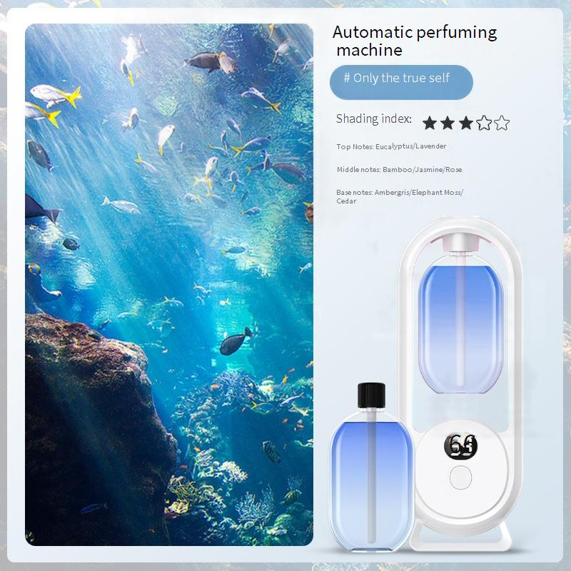 Smart Aroma Diffuser With Timer & Auto Spray, 500ml Essential Oil Humidifier For Home, Office, Bedroom, Quiet 36dB, 12H Battery Life_voghion.com