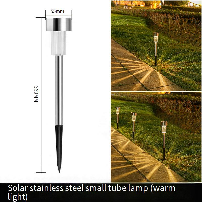 Solar LED Garden Lights, Waterproof Outdoor Lawn Lights, Decorative Landscape Lighting For Yard & Pathway_voghion.com
