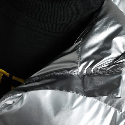 Piumino da uomo con mappa della Cina - Cappotto invernale lucido con cappuccio, stile bomber streetwear_voghion.com