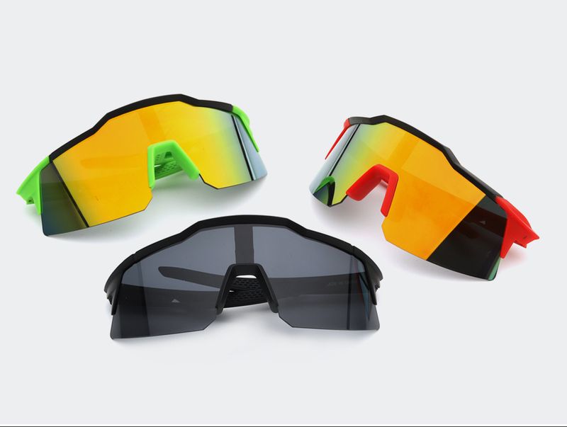 Lunettes de cyclisme à grande monture, une pièce, pour hommes et femmes, pour sports de plein air, course à pied, anti-vent et anti-sable, équipement de lunettes de soleil pour vélo_voghion.com