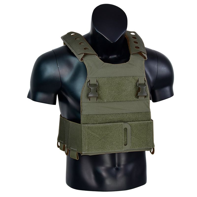 EST-FSCK Low-Profile Tactical Vest – Pharaoh-Inspired Lightweight Plate Carrier With Adjustable Cummerbund & MOLLE Panels_voghion.com