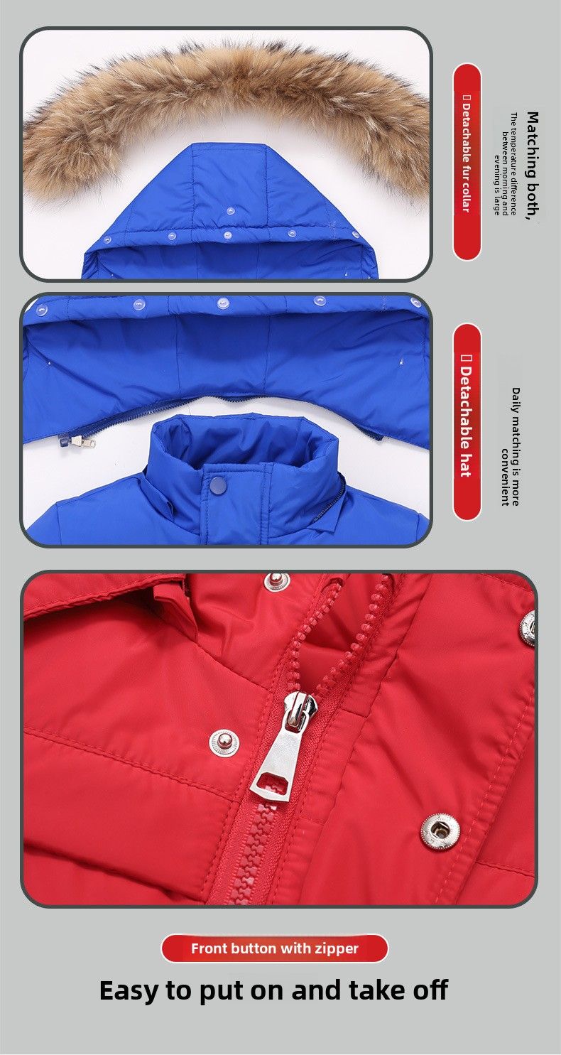 Piumino per bambini 2025, neonato, 1-5 anni, ragazzi e ragazze, nuovo set invernale in due pezzi, top + tuta_voghion.com