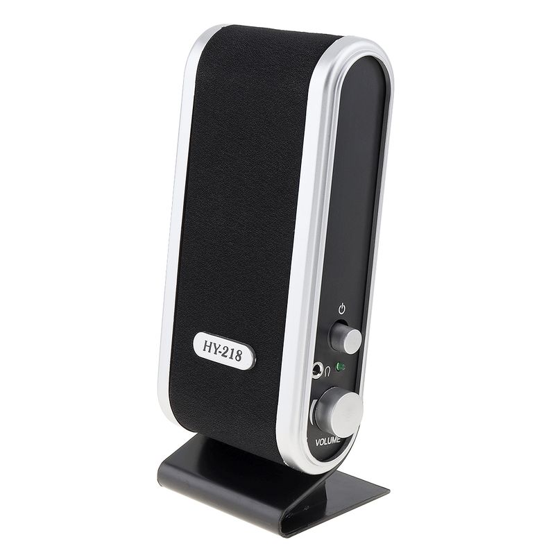 HY-218 6W 2.0 Wired USB Power Notebook Speakers Stereo 3.5mm Audio Jack Portable Loud Speaker For Laptop Computer_voghion.com