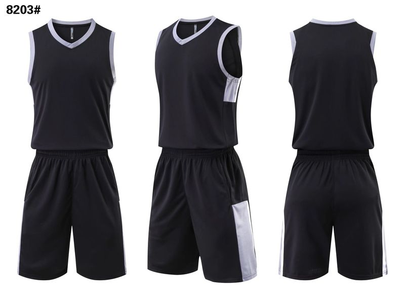 2022 Basketball Suit Set, Men's Game Tank Top, Team Kits, Club Sports Breathable Training Clothes, Printed Jersey_voghion.com