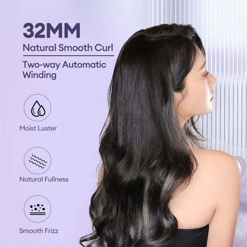Tragbare 32mm Automatische Große Rolle Faul Haar Ionischen Keramik Lockenstab Mode Styling Werkzeuge Dauerwelle_voghion.com