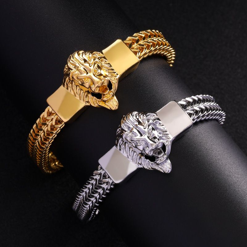 Men's Hip Hop Bracelet 4*8mm Stainless Steel Chain Jewelry_voghion.com
