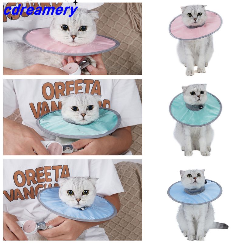 Beschermende nekkraag voor katten, conische halsband, anti-bijt- en anti-likkraag, herbruikbaar, gezondheids- en medisch product voor katten en honden._voghion.com
