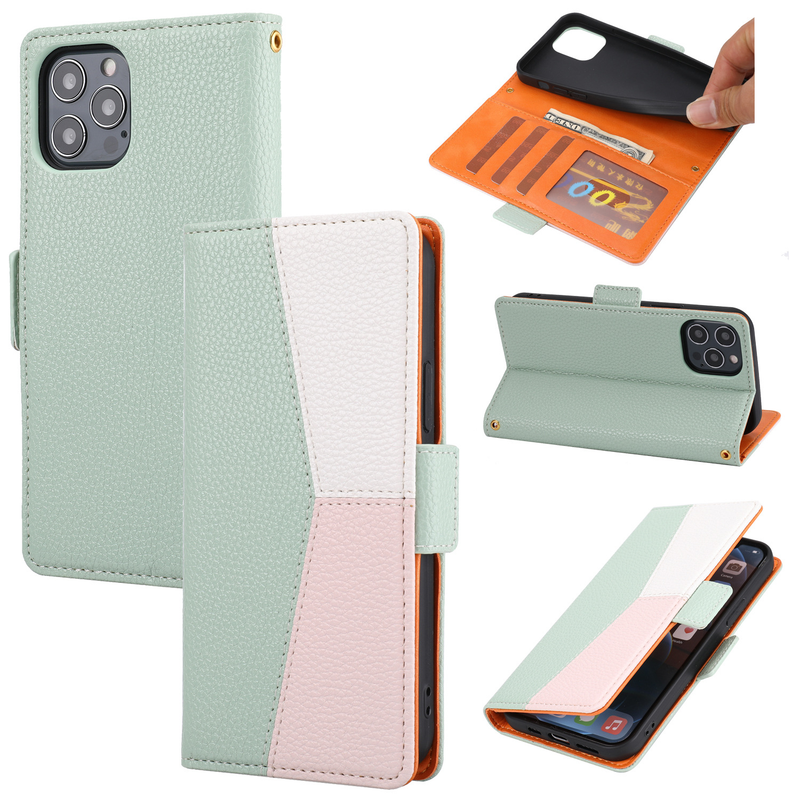 Custodia protettiva flip cover in pelle per iPhone 13, Samsung A53_voghion.com