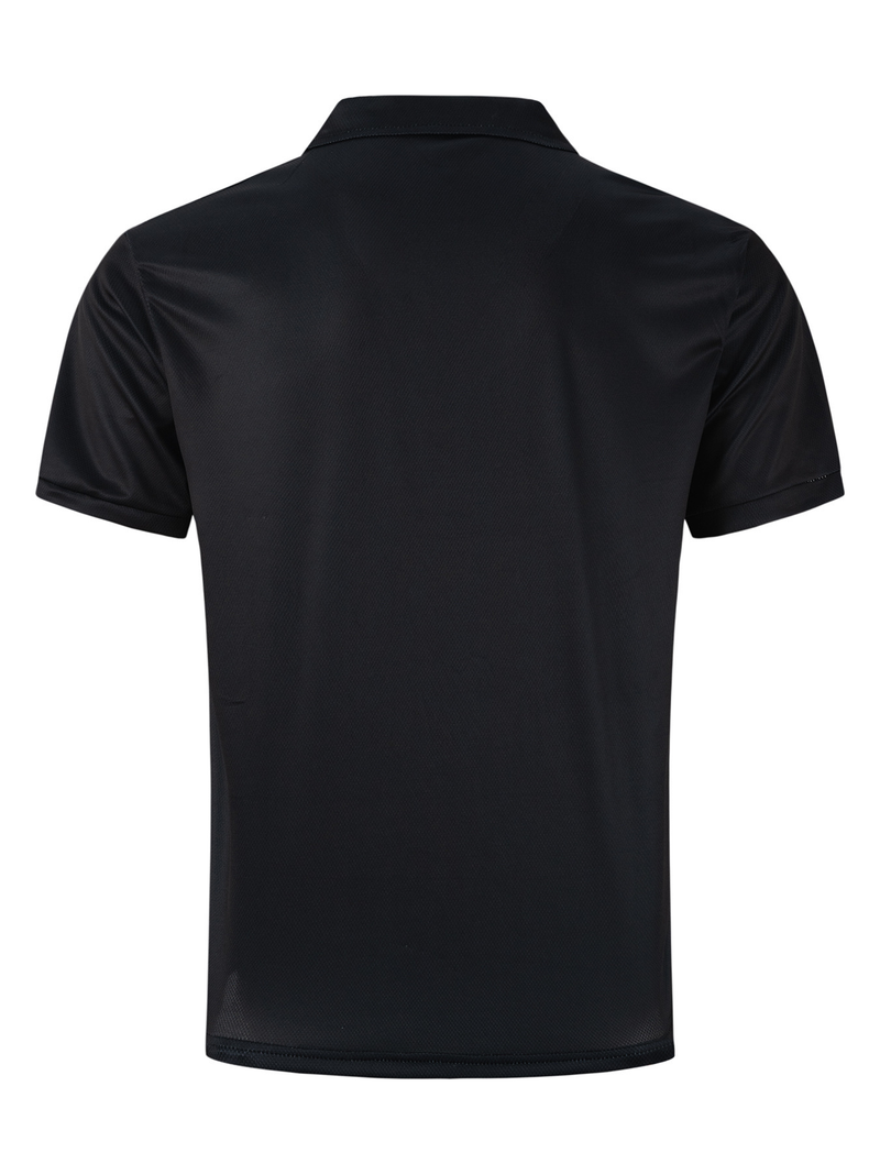Polo sportiva da uomo con bottoni a righe color block francese, estate 2024_voghion.com