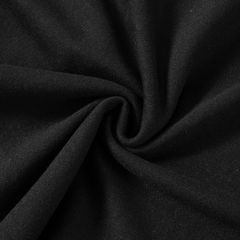 Abito da donna alla moda, a maniche corte, aderente, con scollo rotondo, tinta unita_voghion.com