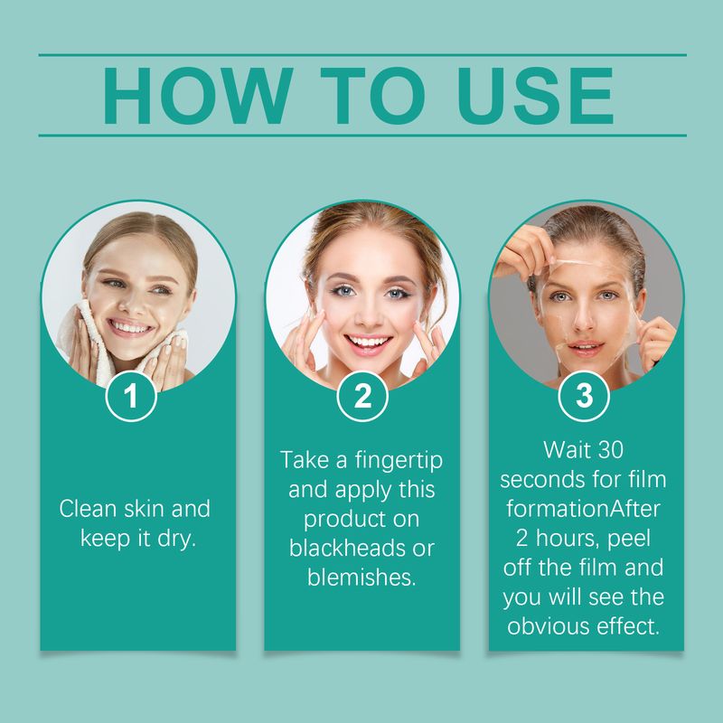 OUHOE Acne Care Drops Lighten Acne Acne Blackheads Closed Mouth Cleansing Facial Skin Pore Essence_voghion.com