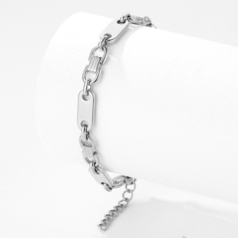 Women's Jewelry Set Fashion New Design Simple Temperament Charm Bracelet Gold Plated Stainless Steel Oval Coffee Bean Bracelet_voghion.com