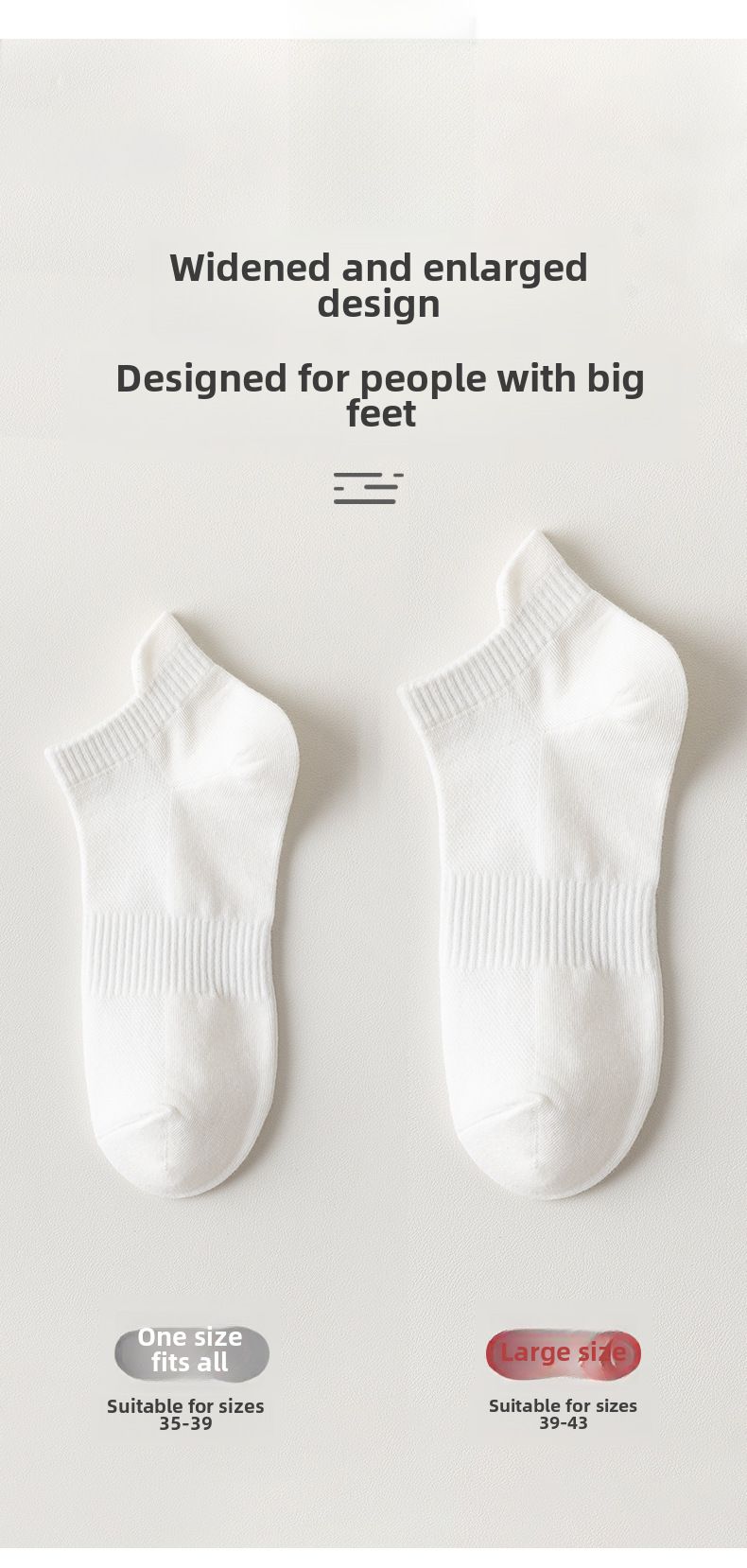 Plus size socks Women's Boat socks 40 summer thin 41 solid color mesh breathable 42 plus size 43 non-slip heel socks_voghion.com