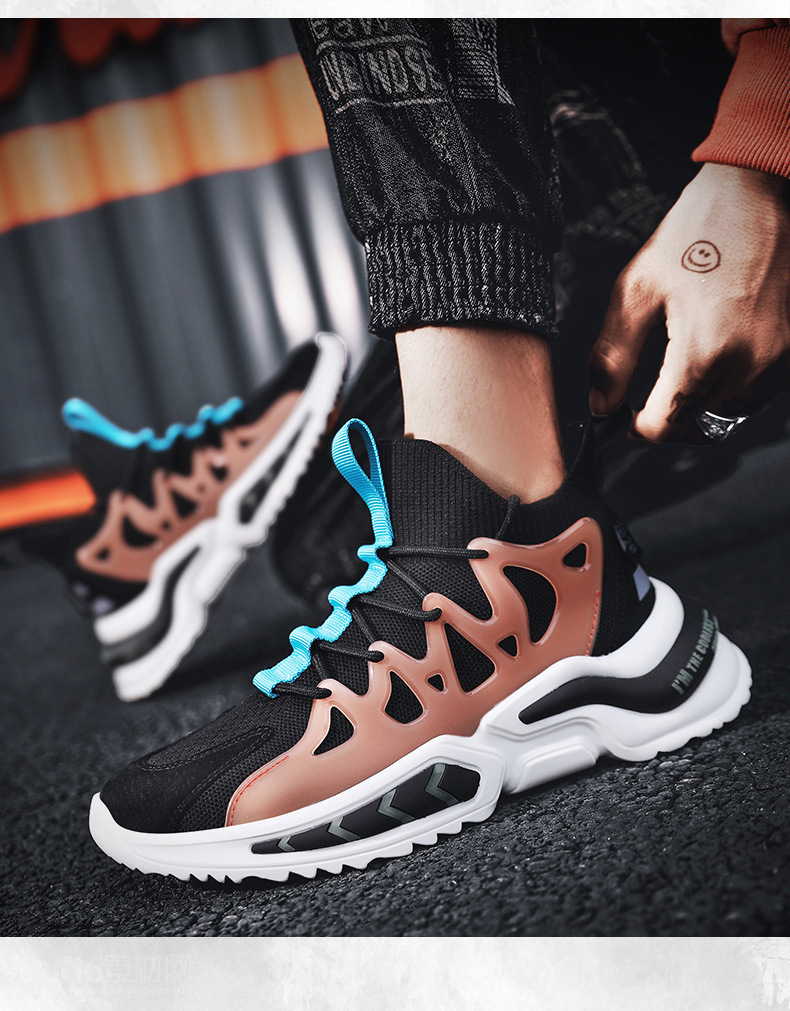 Cross Border Plus Size Herrenschuhe Frühling und Sommer Neue Mesh Daddy Dicke Sohle Erhöhte Kokosnuss Alle Match Sports_voghion.com