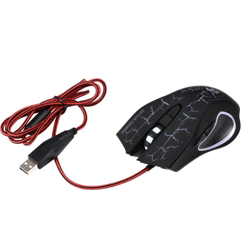 Souris filaire A888 à six touches et sept couleurs lumineuses pour jeu de bureau unisexe_voghion.com