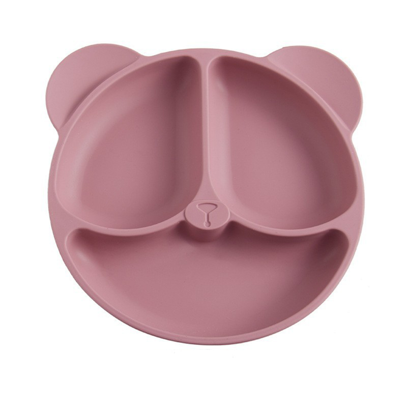 Baby Safe Saugnapf Silikon Essteller Solide Niedlichen Cartoon Kinder Geschirr Saugnapf Kleinkind Training Geschirr Kinder Futternäpfe_voghion.com