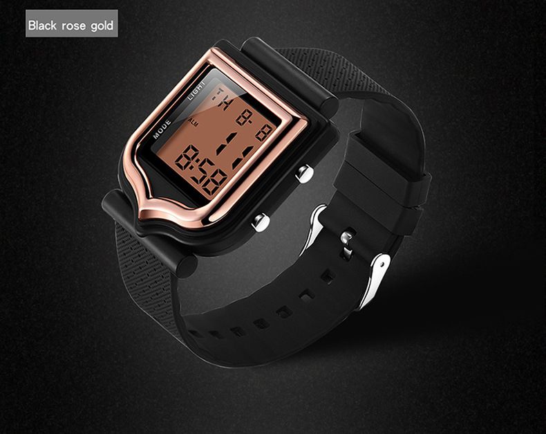 Reloj electrónico deportivo luminoso resistente al agua para correr para hombre Reloj de moda para hombre_voghion.com
