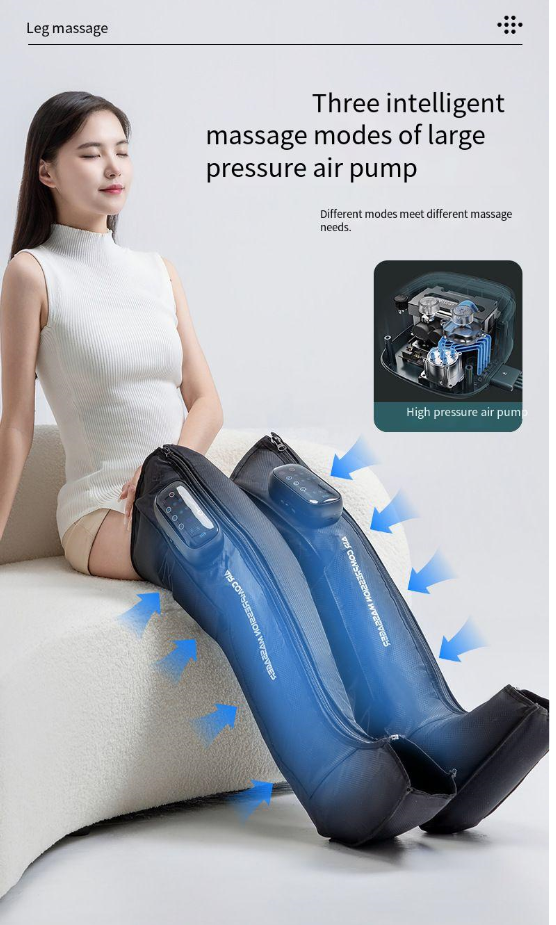 Grenzüberschreitendes New Wave Massagegerät, wiederaufladbar, mit Luftdruck-Airbag, Physiotherapie, elektrische Heimmassage, Beinverschönerung_voghion.com