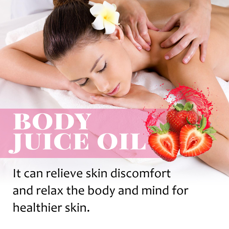 OUHOE La fragola migliora la secchezza, allevia il prurito, la melanina, ammorbidisce la pelle, l'olio per il corpo e l'olio essenziale per la cura della pelle_voghion.com