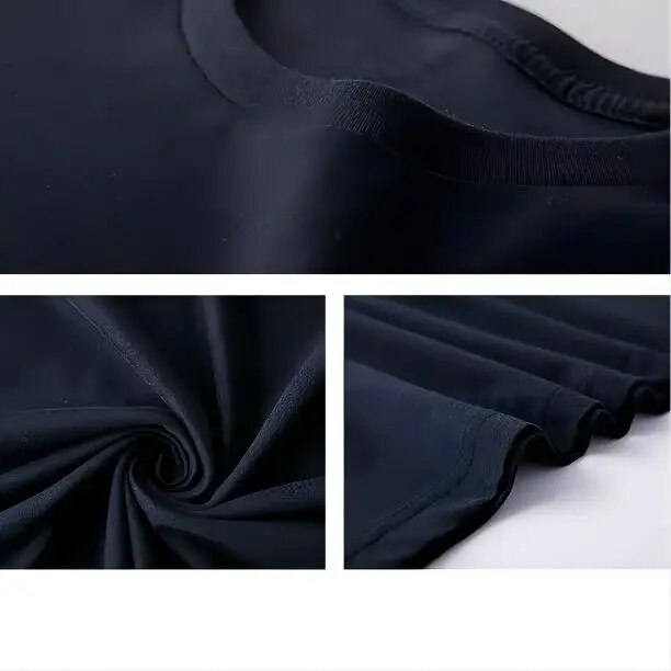 2025-Summer Oversized Cotton Short-sleeved Men's T-shirt, Simple And Fashionable Hipster Print Design_voghion.com