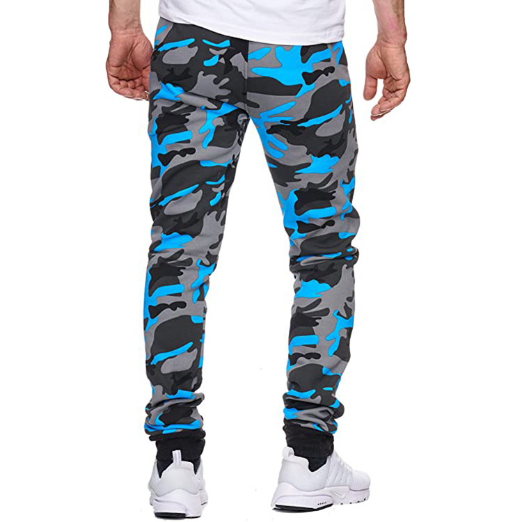 Spring and Autumn camouflage men's trousers printed medium stretch sports and leisure trousers man_voghion.com