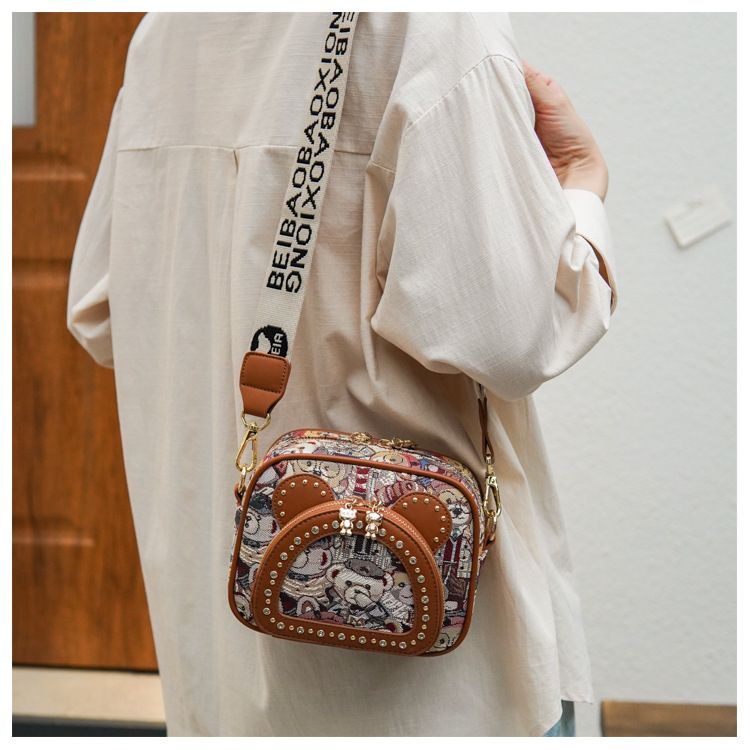 Borsa a tracolla mini carina ricamata per le donne, piccole borse da polso, portafoglio, borsa per cellulare, portamonete_voghion.com