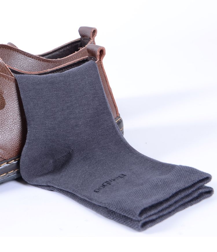 10Pairs/Lo Mannen Bamboe Merk Comforable Ademend Casual Zakenlieden Crew Sokken Hoge Qualiy Guaranee Sox Mannelijke_voghion.com