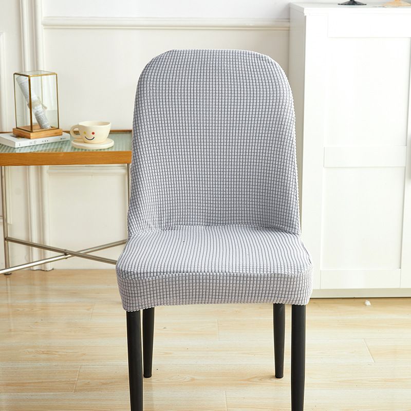 Curved Chair Cover All-inclusive Universal Dining Table And Chair Protective Cover Home Simple Modern Large Round Stool Cover_voghion.com
