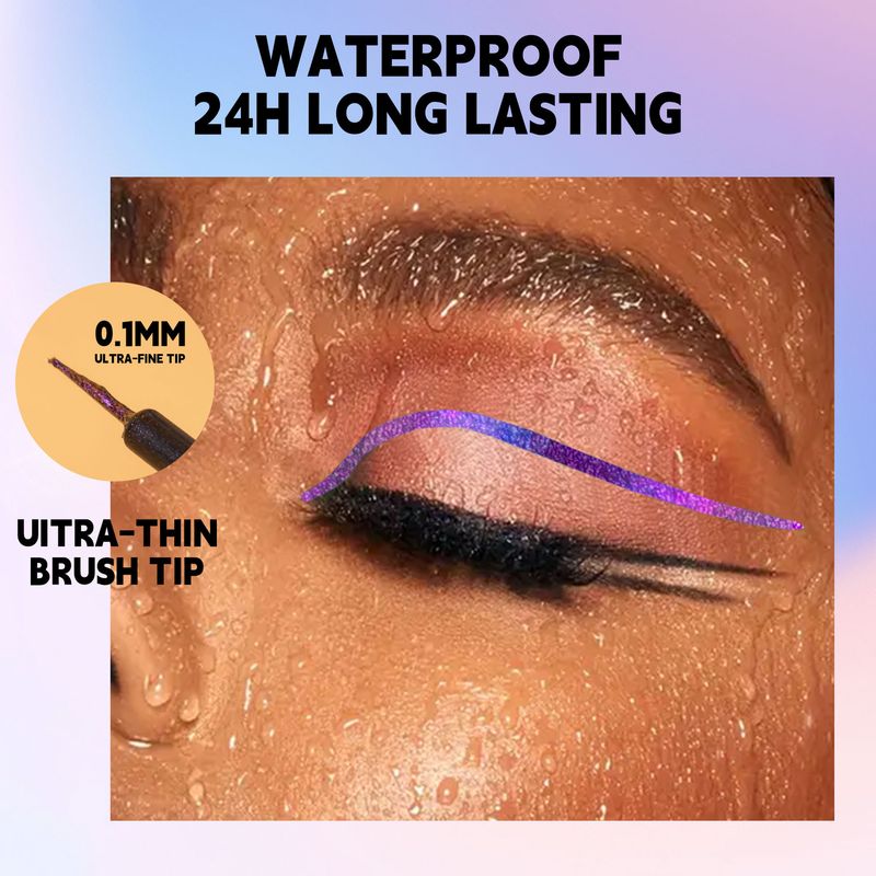 Eye Shadow & Liner Combination Optical Chameleon Eyeliner Liquid Light Changing Fantasy Color Stage Wear Easy To Color Eyeliner Liquid Eyeshadow_voghion.com