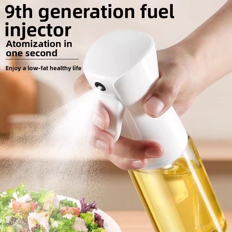 Ölsprühflasche Sprühtyp Haushaltsküchenspray Olivenöl BBQ Kontrolle Fettreduzierung Glasölsprühtopf_voghion.com