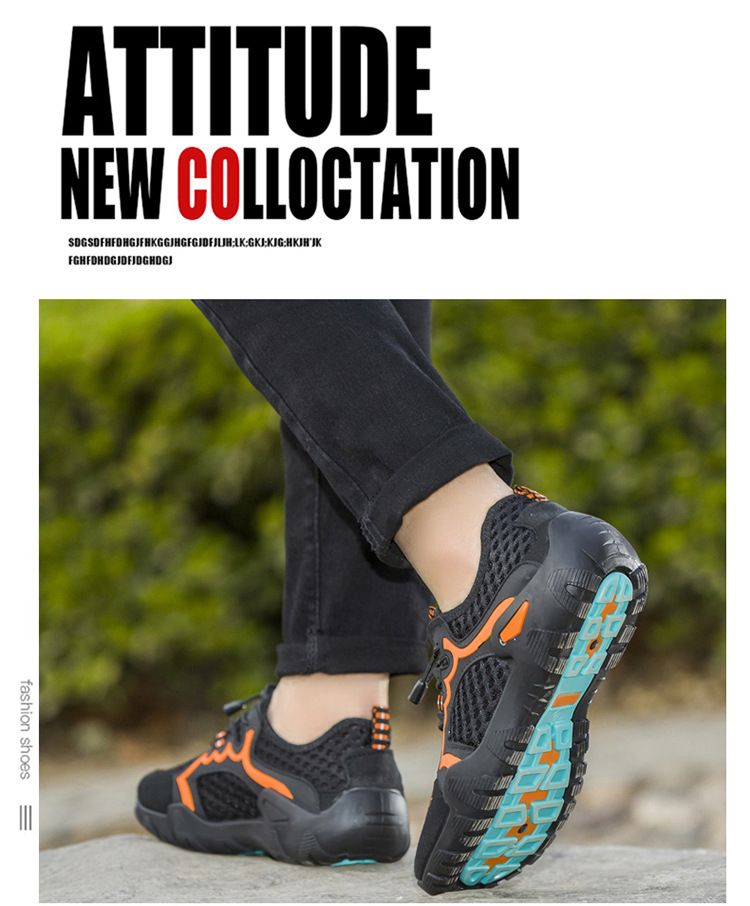 Sommer Neue Schuhe Trendy Herren Casual Atmungsaktive Mesh Strand Sandalen_voghion.com