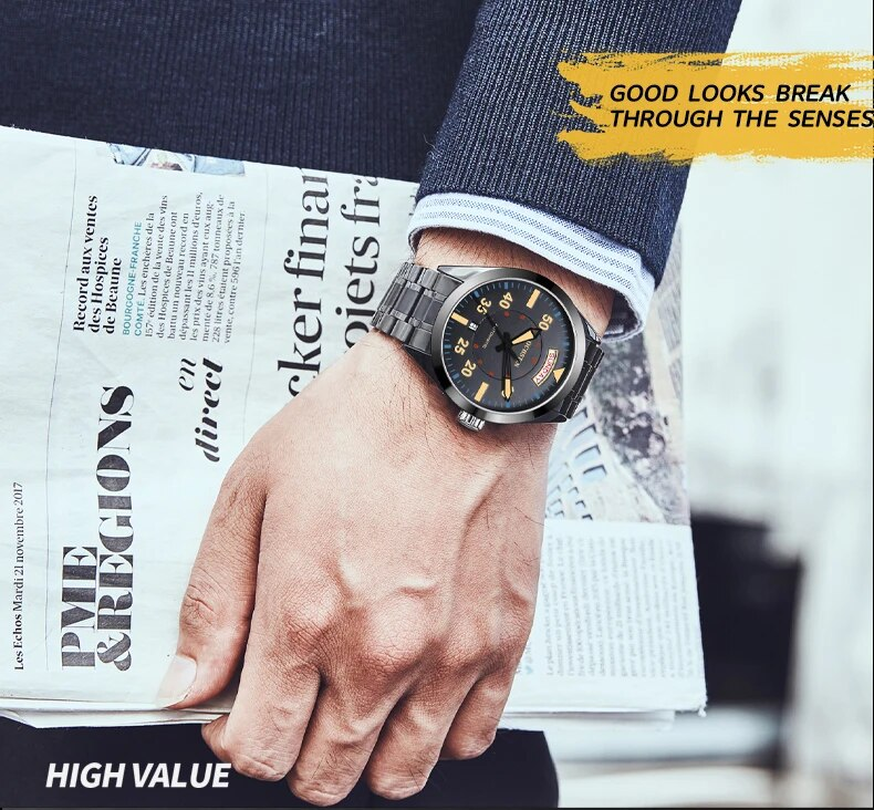 Ochstin New 2025 Master Series Casual Simple Wind Double Calendar Mechanical Movement Wrist Watch Men Mechanical Watch_voghion.com