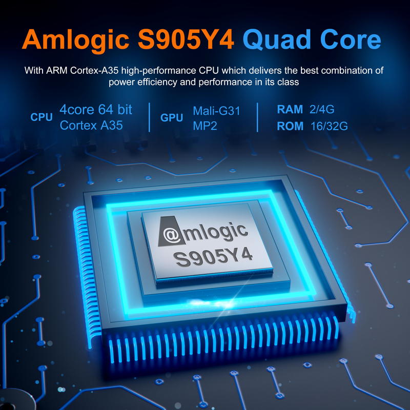 X98 S500 Android 11.0 Smart TV Box Amlogic S905Y4 2,4G/5G WiFi 4K H.265 HEVC Bluetooth Set Top Box 4GB + 32GB Mini TV Stick_voghion.com
