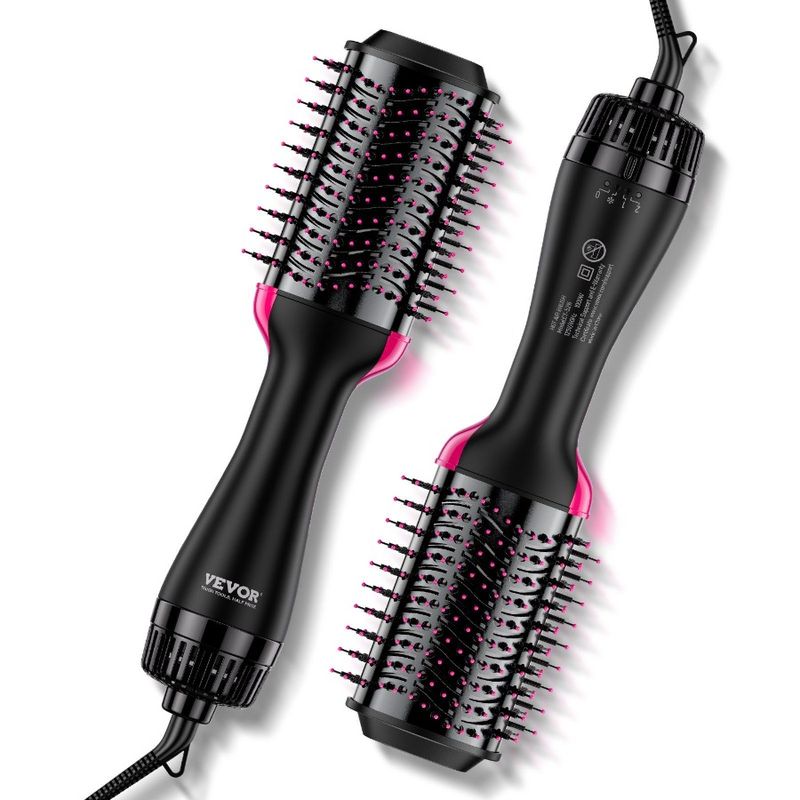 Blow Hair Hair Ionic Brush 2.95 Barrel Dryer Oval And Dryer Styler With_voghion.com