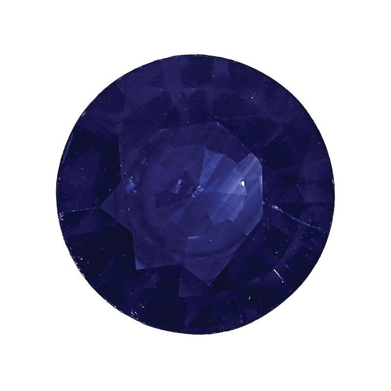 Blue Sapphire A Quality 2.25mm Round Diamond-Cut_voghion.com