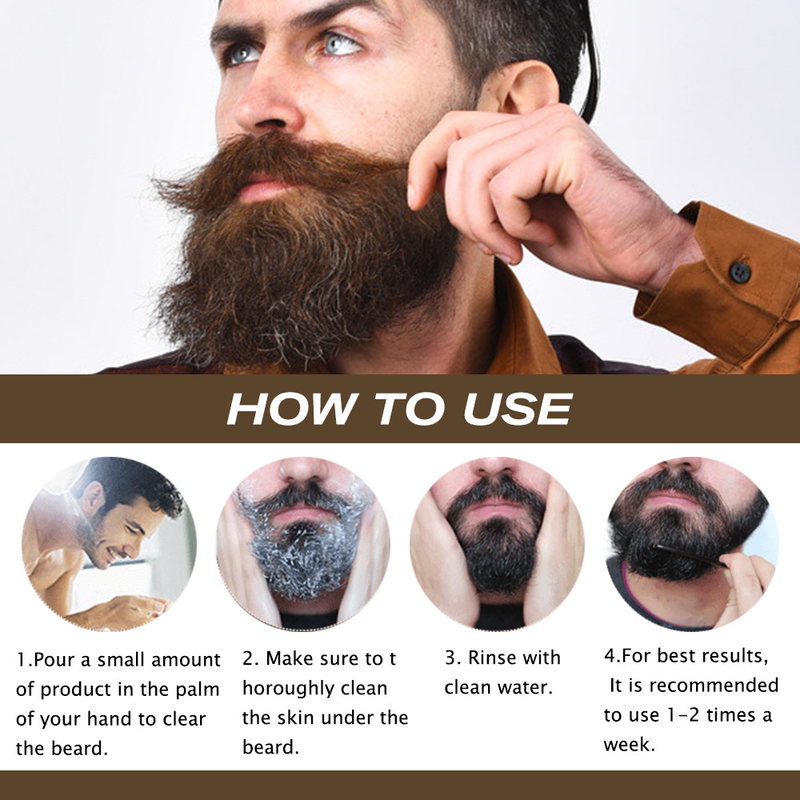 TONISABERY Champú limpiador y cuidado para barba._voghion.com
