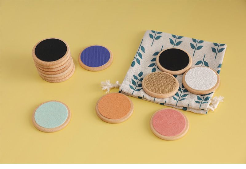 Montessori Sensory Toys Tactile Board Matching Game Tactile Classification Color Cognition Memory Training Toy For Kids Children_voghion.com