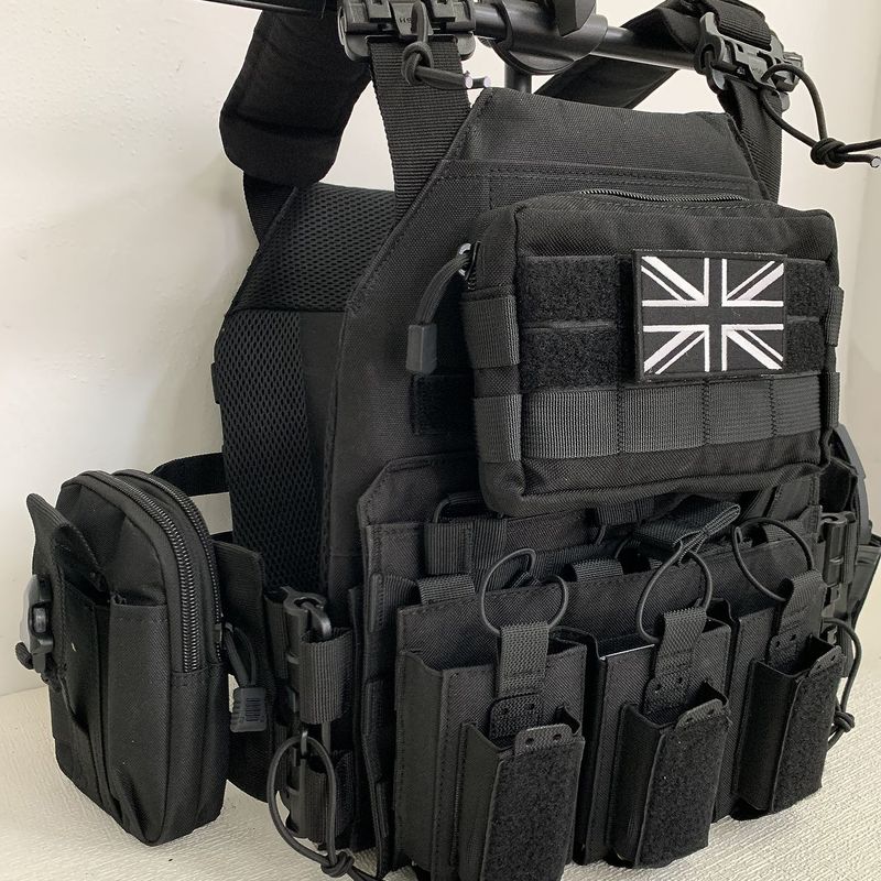 Quick Release New Black Tactical Level 3 Gear Dark Night Ghost JPC Mission Call Cosplay Multi-Functional Vest_voghion.com