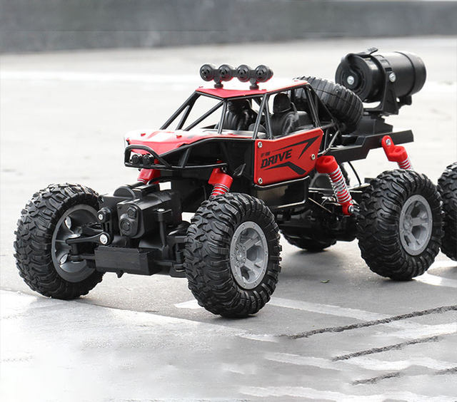 1: 18 sexhjulsdriven RC-BIL Längdåkningsklättring Spray Racingbil Fjärrkontroll Elbil Fallsäker pojkeleksakspresent_voghion.com