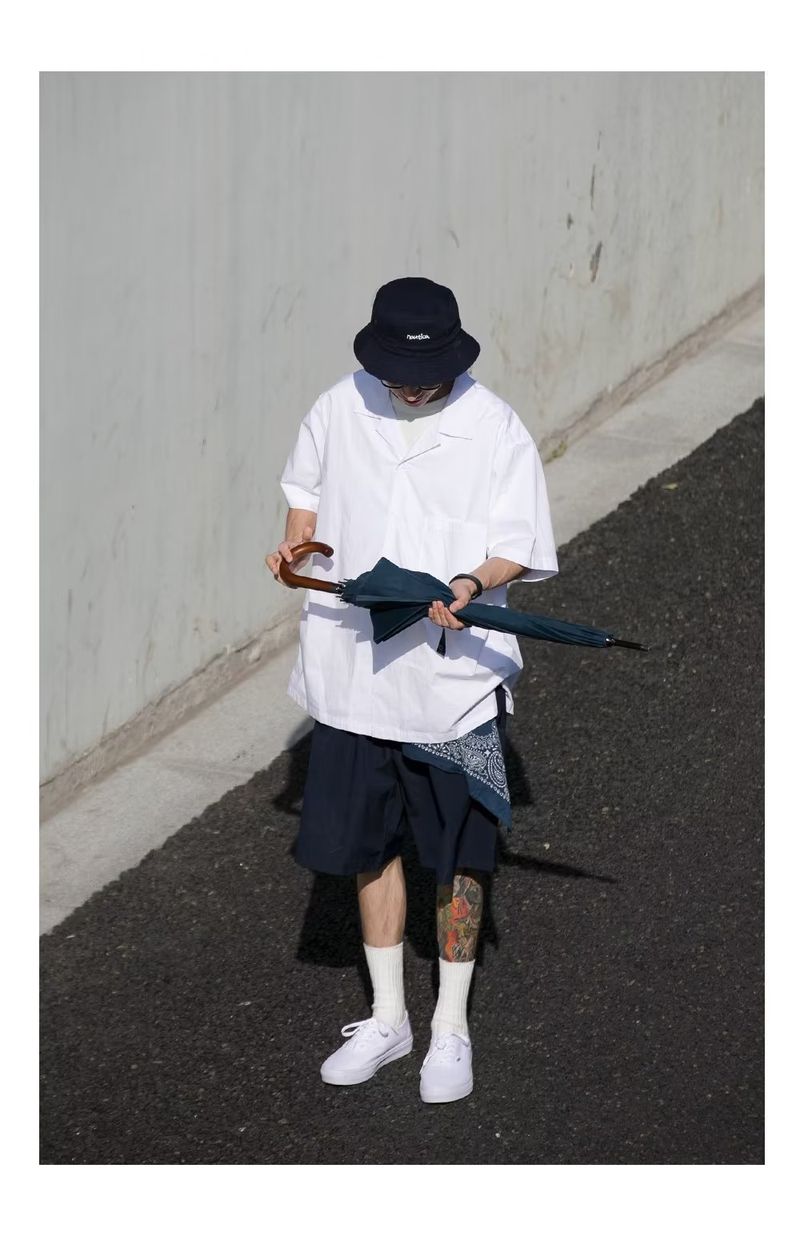 Pantaloni scurți funcționali, lejeri și casual CityBoy pentru bărbați, de vară, subțiri și minimalisti, cu picior drept la modă_voghion.com